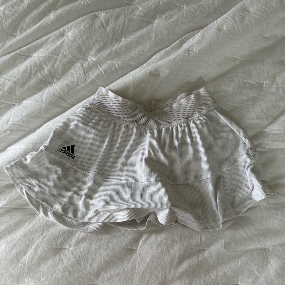 Adidas White Pickelball Tennis Skirt Skort Size M